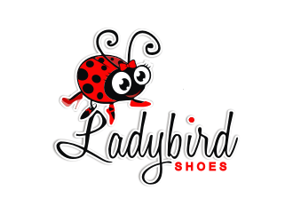 Ladybird Shoes logo design by coco
