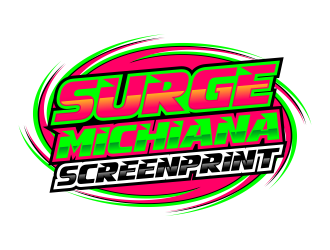 Surge Michiana Screenprint logo design by rykos