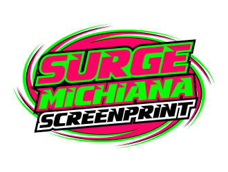 Surge Michiana Screenprint logo design by rykos