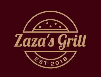 Zazas Grill logo design by DreamLogoDesign