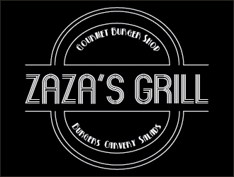 Zazas Grill logo design by VladimirStefan