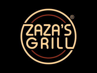 Zazas Grill logo design by agus