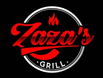 Zazas Grill logo design by DreamLogoDesign