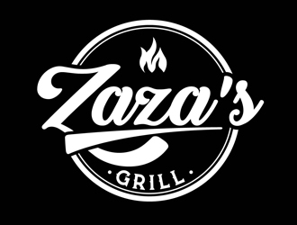 Zazas Grill logo design by DreamLogoDesign