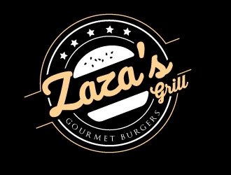 Zazas Grill logo design by MastersDesigns