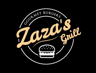 Zazas Grill logo design by MastersDesigns