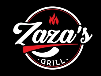 Zazas Grill logo design by DreamLogoDesign
