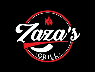 Zazas Grill logo design by DreamLogoDesign