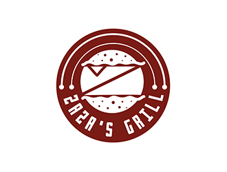 Zazas Grill logo design by Suvendu