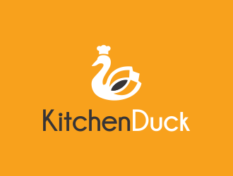 Kitchen Duck logo design by mletus