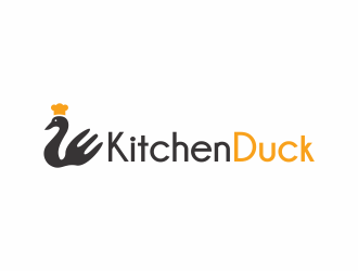 Kitchen Duck logo design by mletus