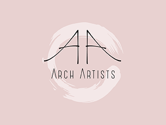 Arch Artists  logo design by geomateo