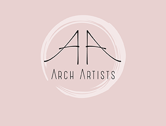 Arch Artists  logo design by geomateo