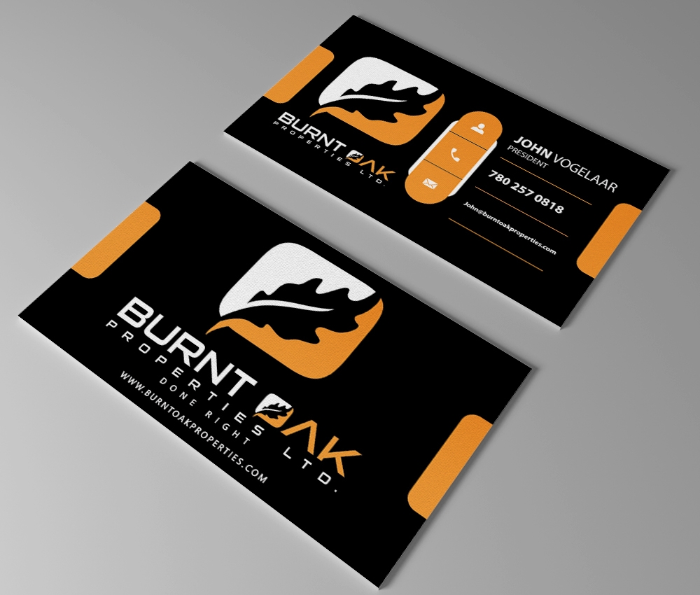Burnt Oak Properties Ltd. logo design by MastersDesigns