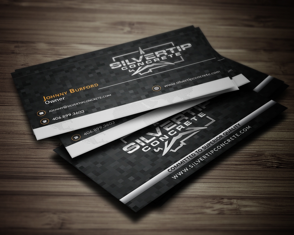 Silvertip Concrete logo design by MastersDesigns