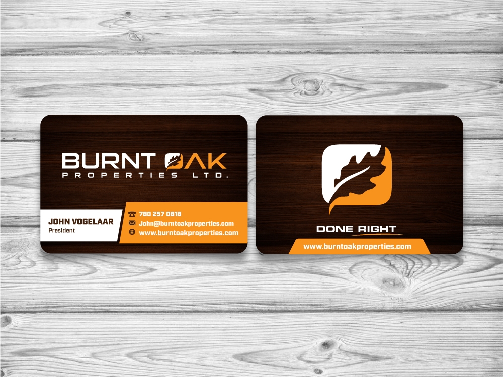 Burnt Oak Properties Ltd. logo design by jaize