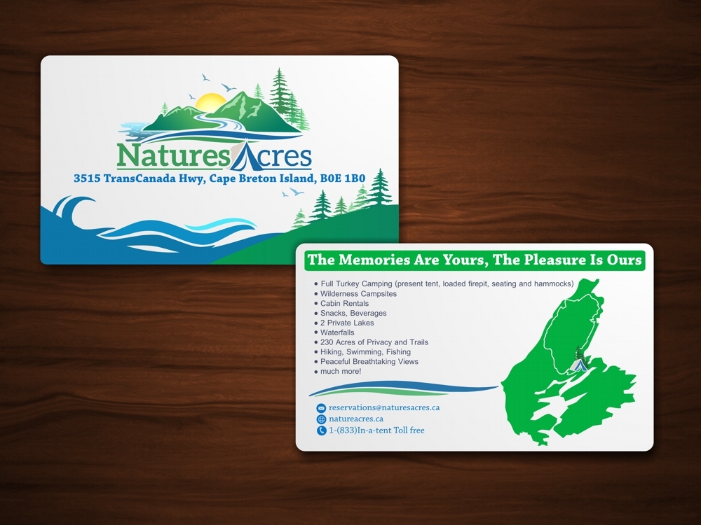 Natures Acres logo design by coco