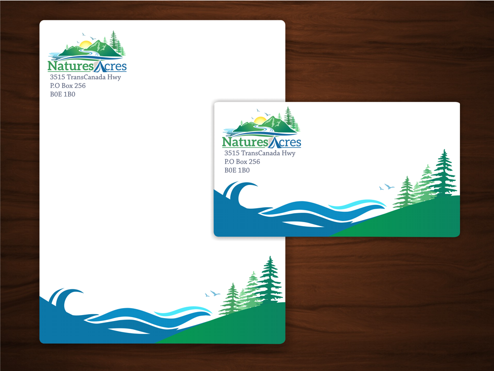 Natures Acres logo design by coco