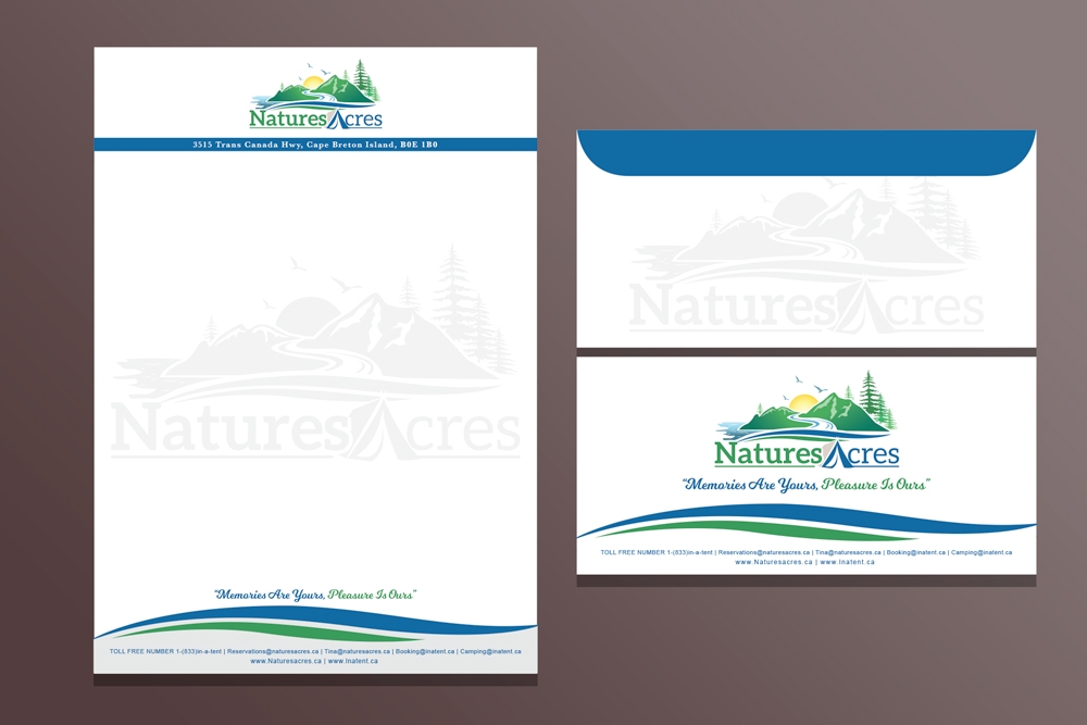 Natures Acres logo design by Godvibes
