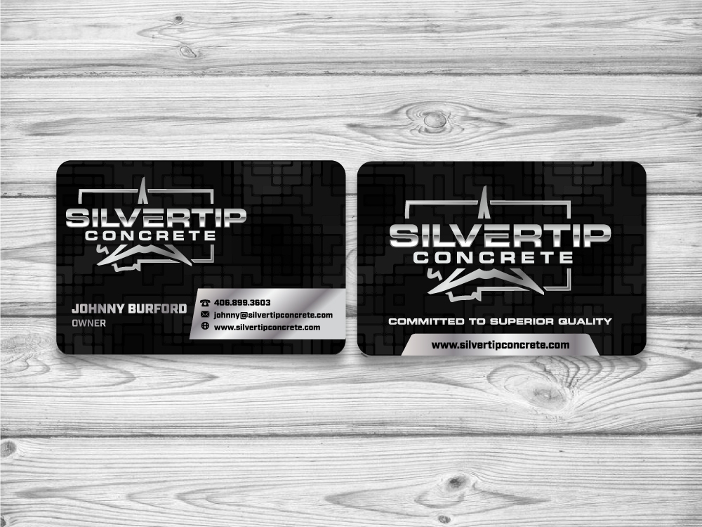Silvertip Concrete logo design by jaize