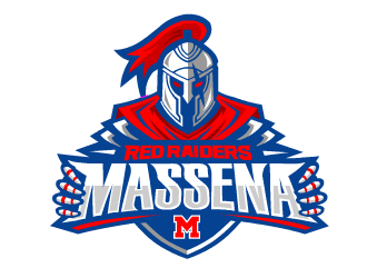 Massena Red Raiders logo design by fontstyle