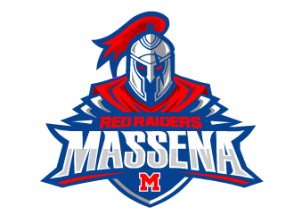 Massena Red Raiders logo design by fontstyle