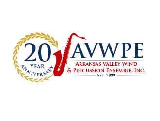 Arkansas Valley Wind & Percussion Ensemble, Inc. logo design by BeDesign