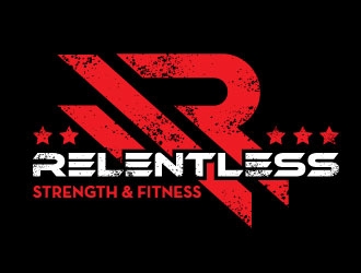 RELENTLESS Strength & Fitness Logo Design - 48hourslogo