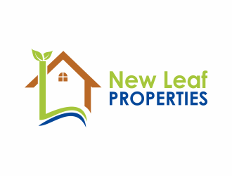 New Leaf Properties logo design by haidar
