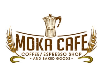 Moka cafe logo design by gogo