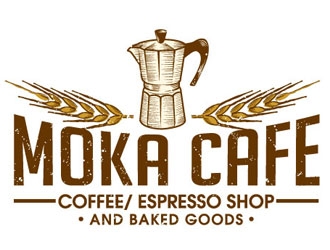 Moka cafe logo design by gogo