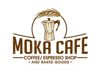 Moka cafe logo design by gogo