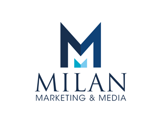 Milan Marketing & Media logo design by kunejo