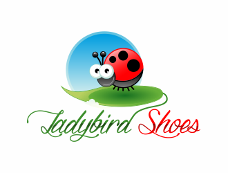 Ladybird Shoes logo design by ROSHTEIN