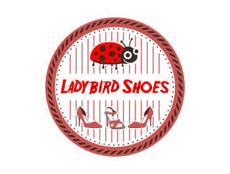 Ladybird Shoes logo design by ROSHTEIN