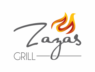 Zazas Grill logo design by up2date
