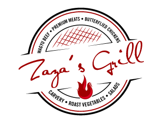 Zazas Grill logo design by torresace