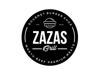 Zazas Grill logo design by harrysvellas