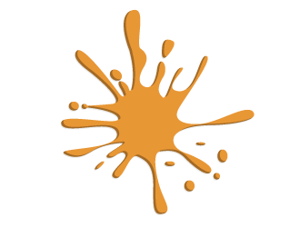 Splat logo design by dondeekenz