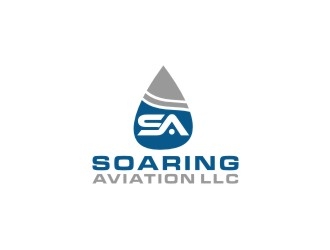 Soaring Aviation LLC logo design by bricton