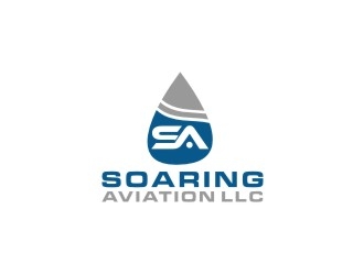 Soaring Aviation LLC logo design by bricton