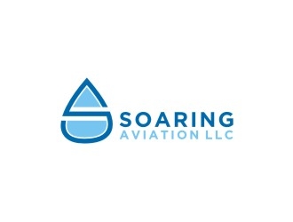 Soaring Aviation LLC logo design by bricton