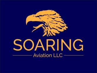 Soaring Aviation LLC logo design by VladimirStefan