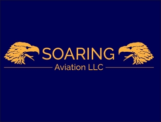 Soaring Aviation LLC logo design by VladimirStefan