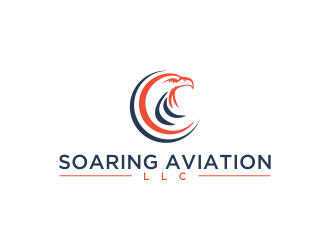 Soaring Aviation LLC logo design by oke2angconcept