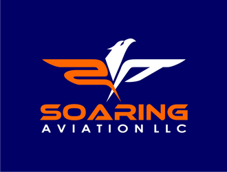 Soaring Aviation LLC logo design by haze