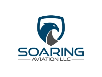 Soaring Aviation LLC logo design by sarfaraz