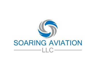 Soaring Aviation LLC logo design by emyjeckson