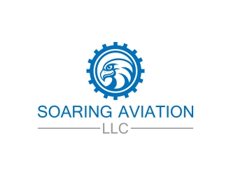 Soaring Aviation LLC logo design by emyjeckson