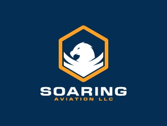 Soaring Aviation LLC logo design by Alex7390